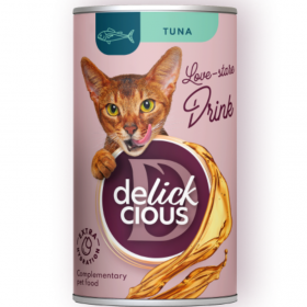 Напитка за котки DELICKCIOUS drink with tuna с риба тон